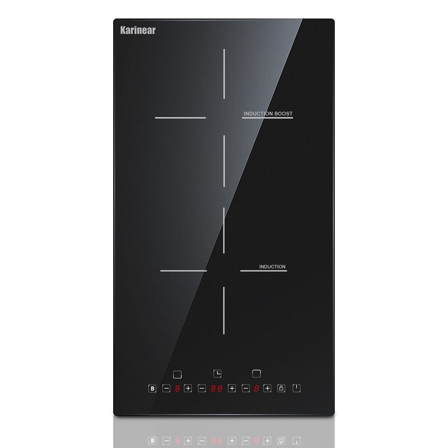 Karinear 12 Inch Induction Coo - Timer Dual Outlet ulasan dan harga