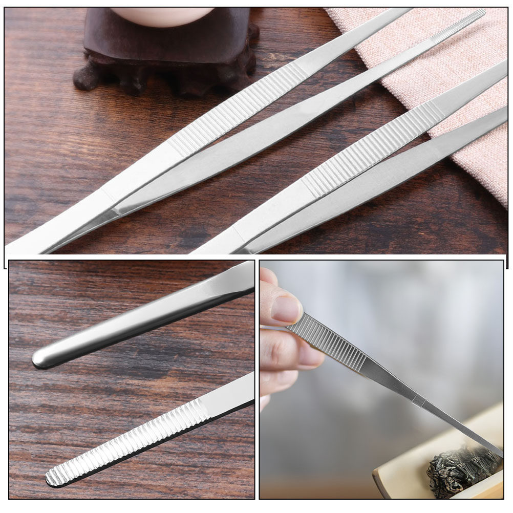 5Pcs Industrial Repair Tweezer - Feeding Tong Stainless ulasan dan harga